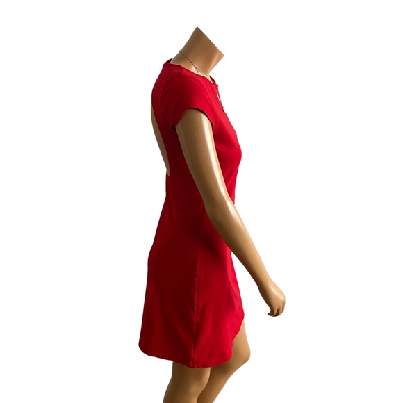 Susana Monaco Red Dress Large - Picture 3 of 5